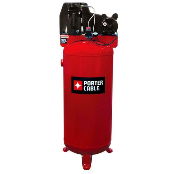 Defenseguard 60-Gallon Single Stage Stationary Air Compressor, Red DE99908